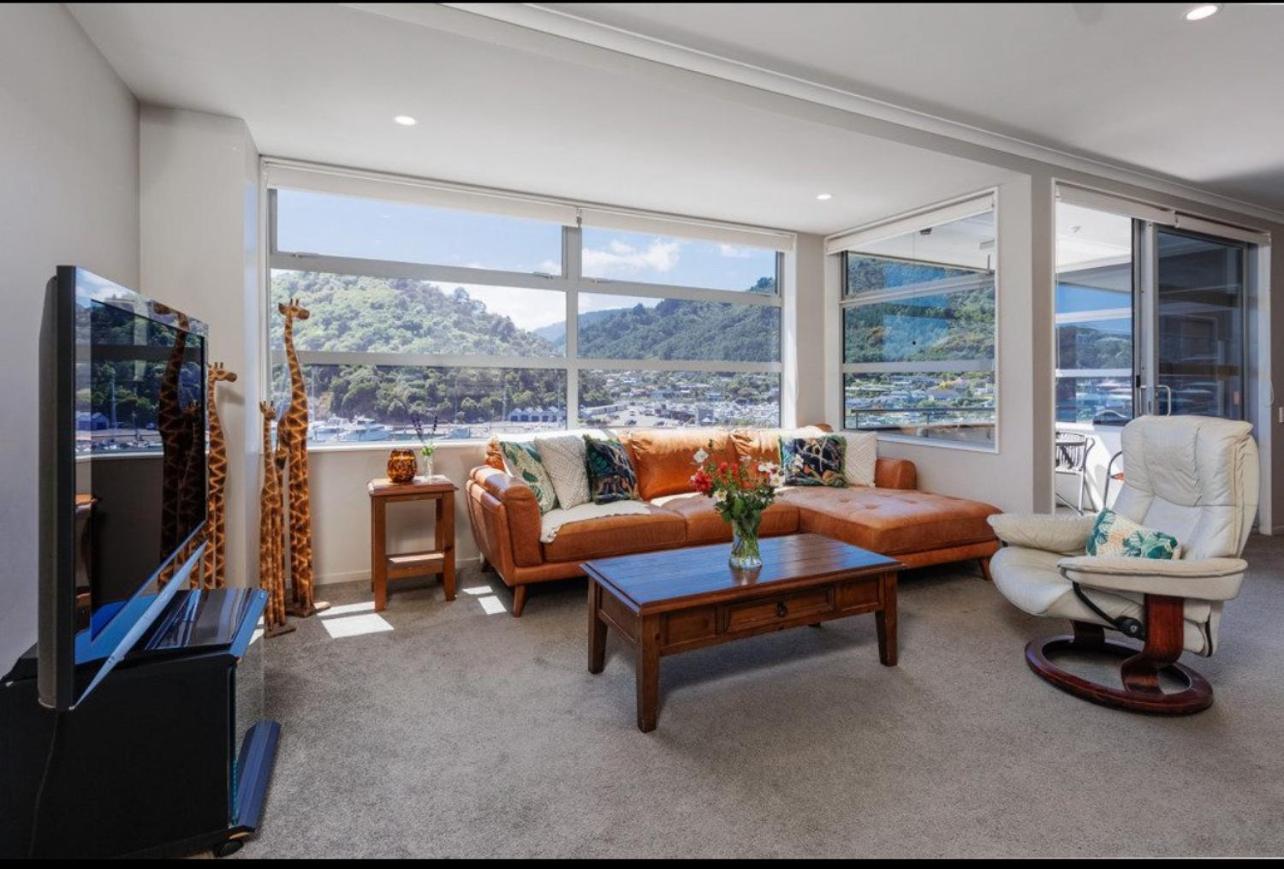 Astonishing Views Superb Waterfront Apartment Picton Exterior photo