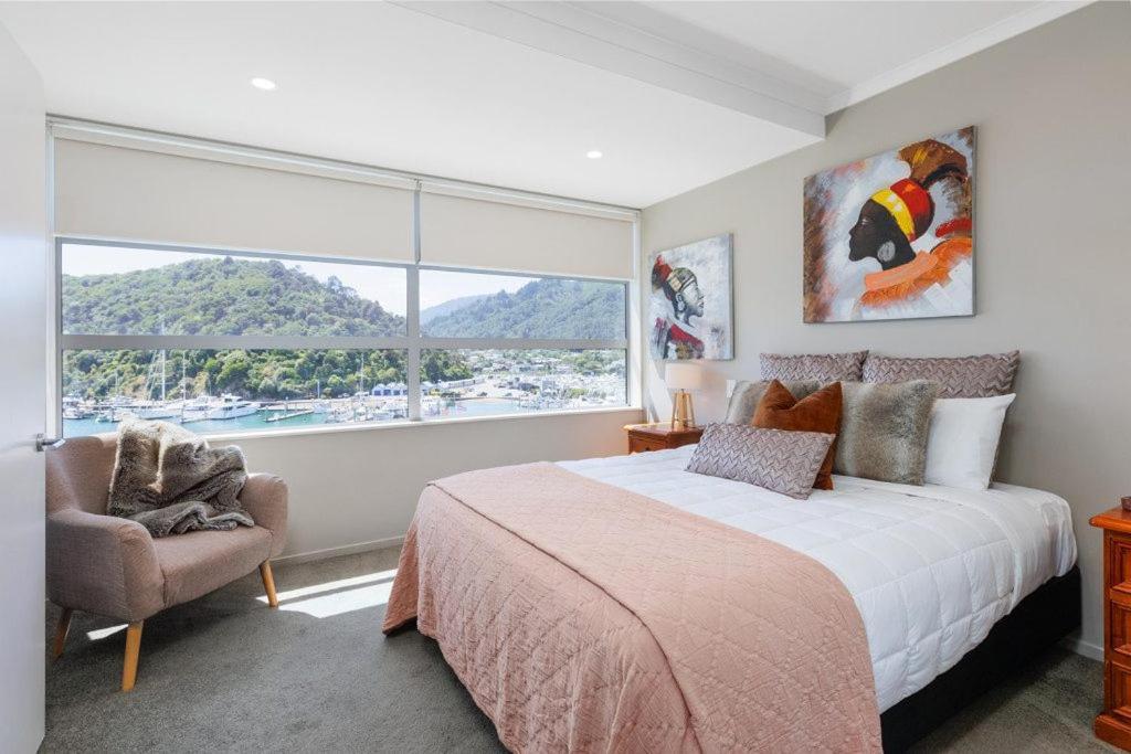 Astonishing Views Superb Waterfront Apartment Picton Exterior photo